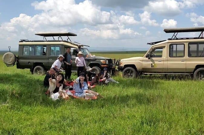 Lions resting directly underneath a safari Land Cruiser in the Masai Mara — ultimate wildlife encounter
