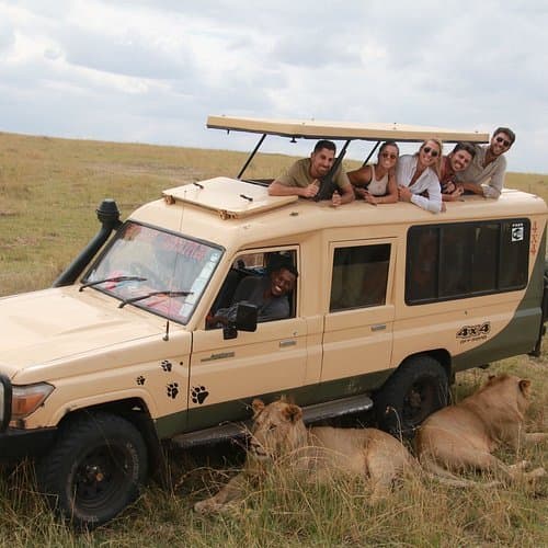 Nairobi National Park main entrance gate — starting point for group safaris